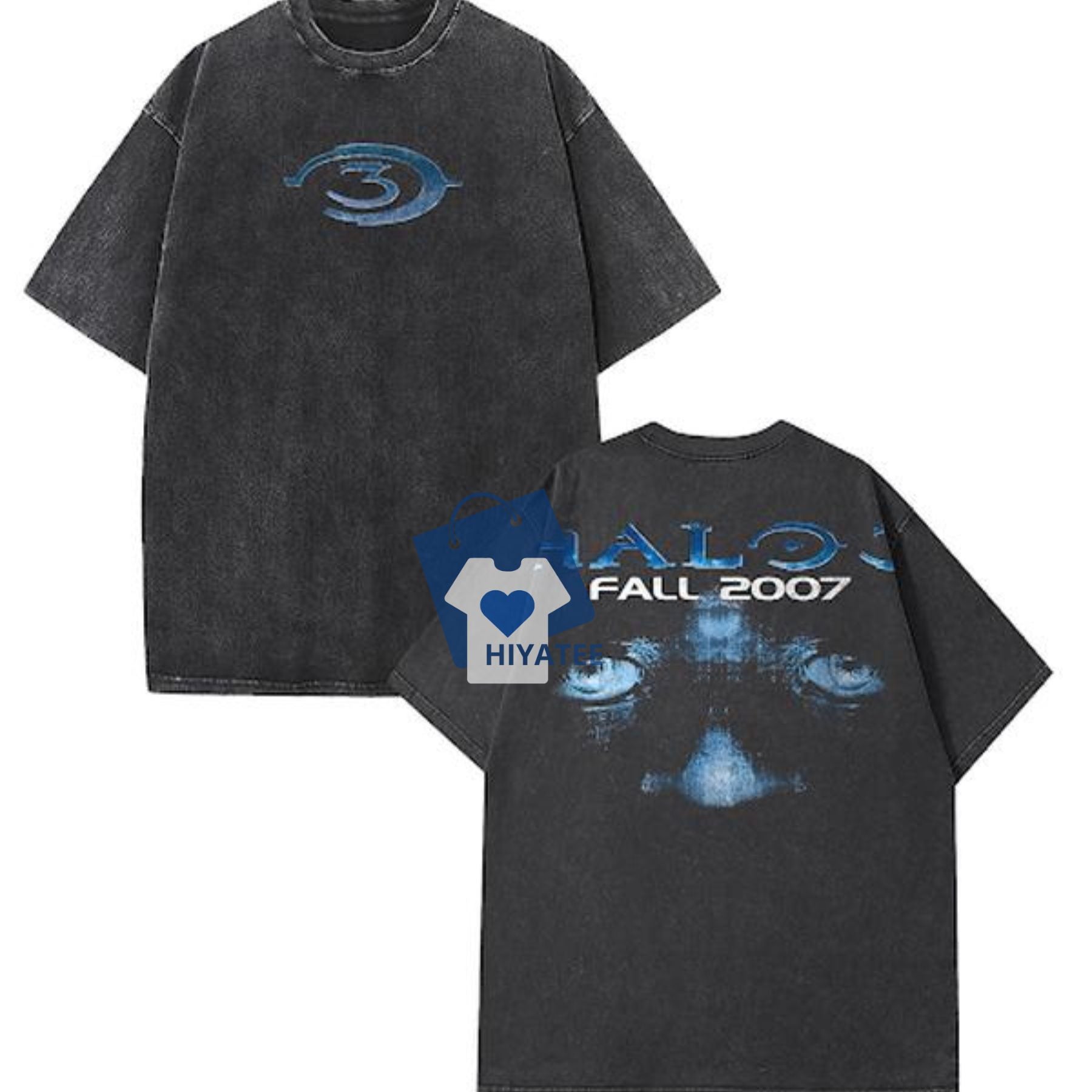 HALO 3 Fall 2007 T-Shirt – Vintage Gamer Tee for True Fans-Hiyatee