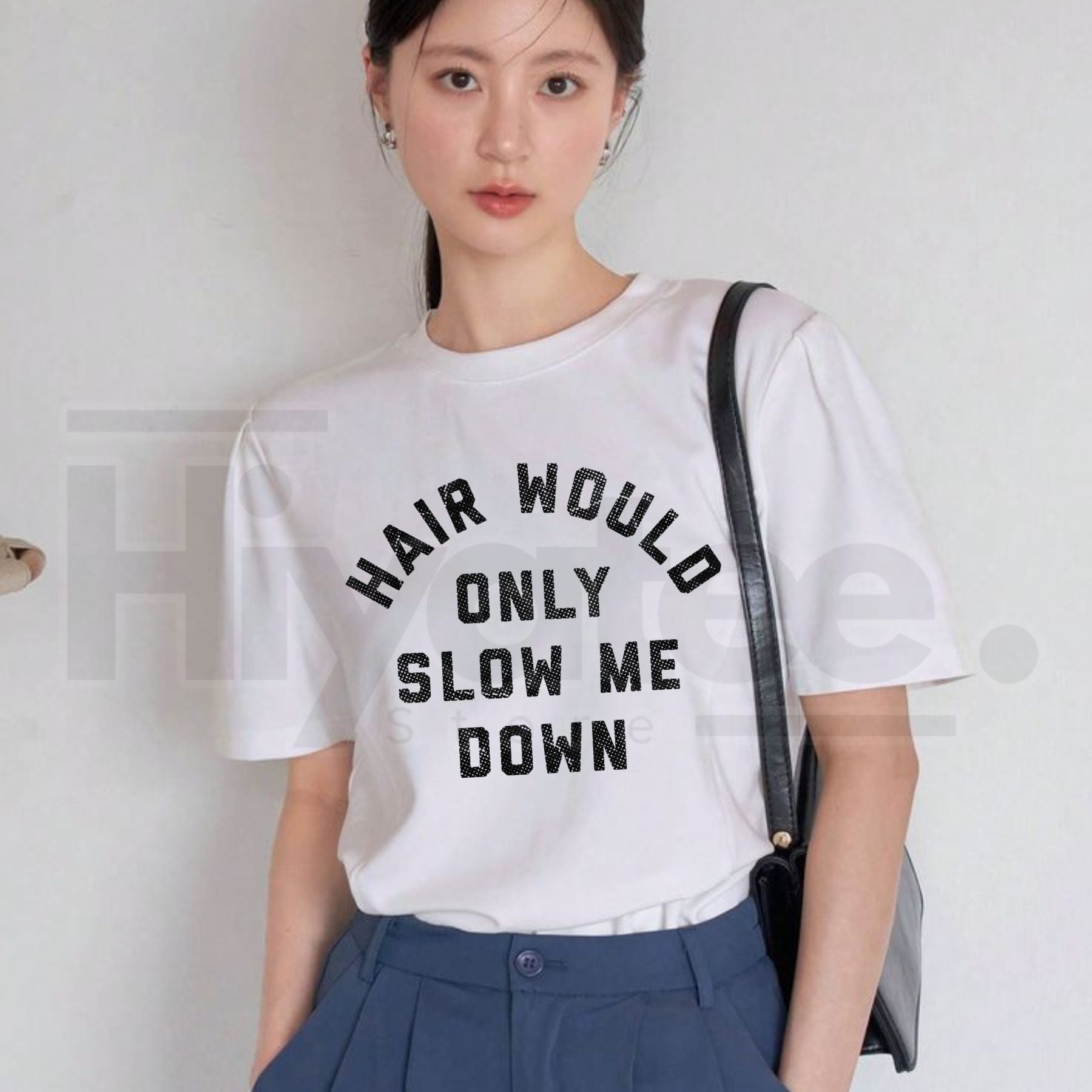 Hair Would Only Slow Me Down T-Shirt – Funny Sarcastic Bald Graphic Tee, Men's Aerodynamic Humor Shirt - Hiyatee