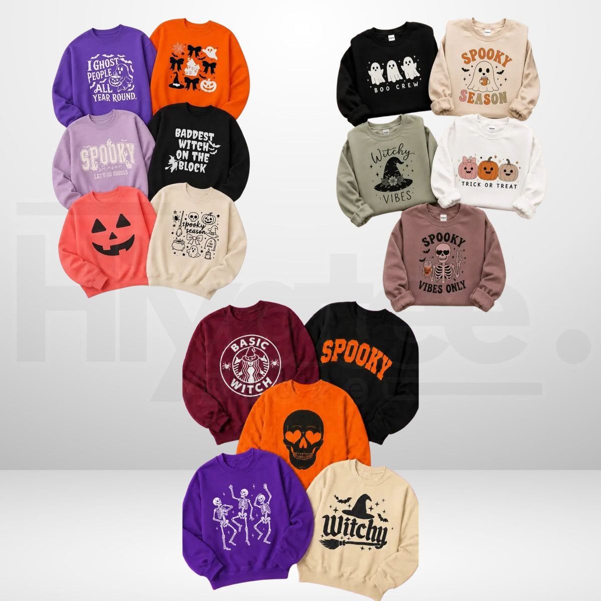 Halloween Edition Surprise Sweatshirt – Mystery Spooky Season Graphic Crewneck, Festive Autumn Mystery Pullover - Hiyatee