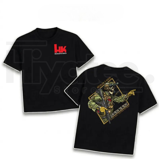 "Heckler & Koch: Lead From The Front" – Tactical Skeleton NVG Graphic Top - Hiyatee