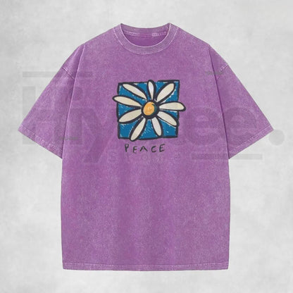 Holafish Acid Vintage Washed T-Shirt – Premium Relaxed Fit Unisex Graphic Tee. - Hiyatee