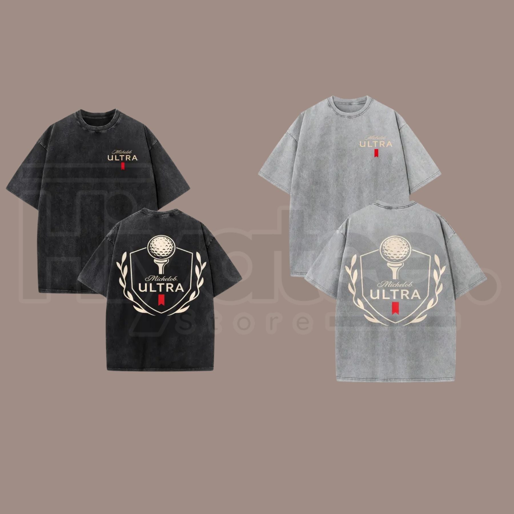 Holafish Acid Wash Daisy Print T-Shirt – Vintage Streetwear Drop Shoulder Graphic Tee. - Hiyatee