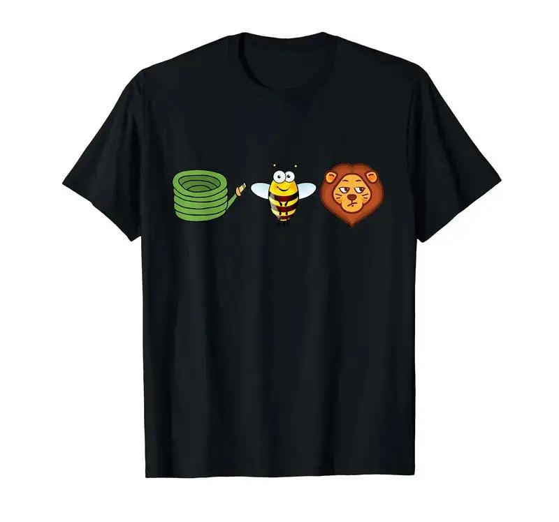Hose Bee Lion T-Shirt – Funny Wordplay Graphic Tee - Hiyatee