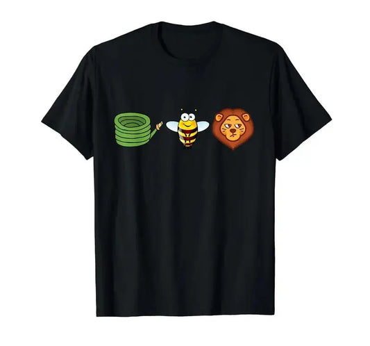 Hose Bee Lion T-Shirt – Funny Wordplay Graphic Tee - Hiyatee