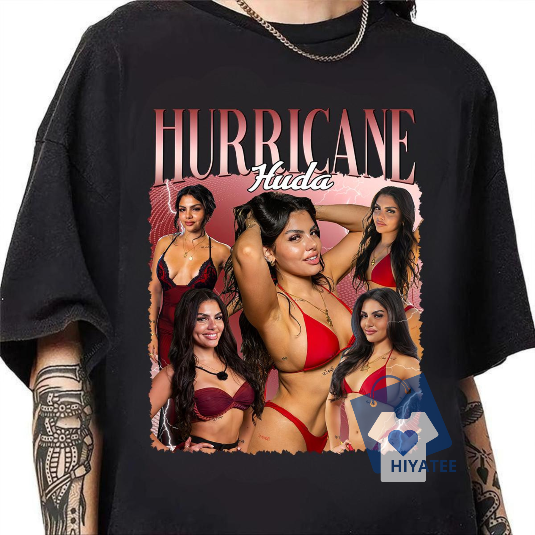 Huda Mustafa Hurricane T-Shirt – Love Island USA Quote Tee, Mamacita Gym Girl Shirt, Gift for Men & Women - Hiyatee