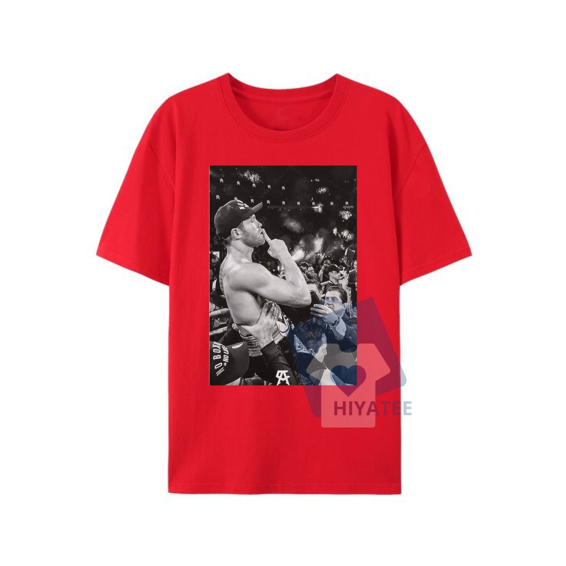 Hui BaiLi Canelo Alvarez Motivational Boxing Shirt – Champion Fighter Tee, Gym Wear for Boxing Fans & Athletes-Hiyatee