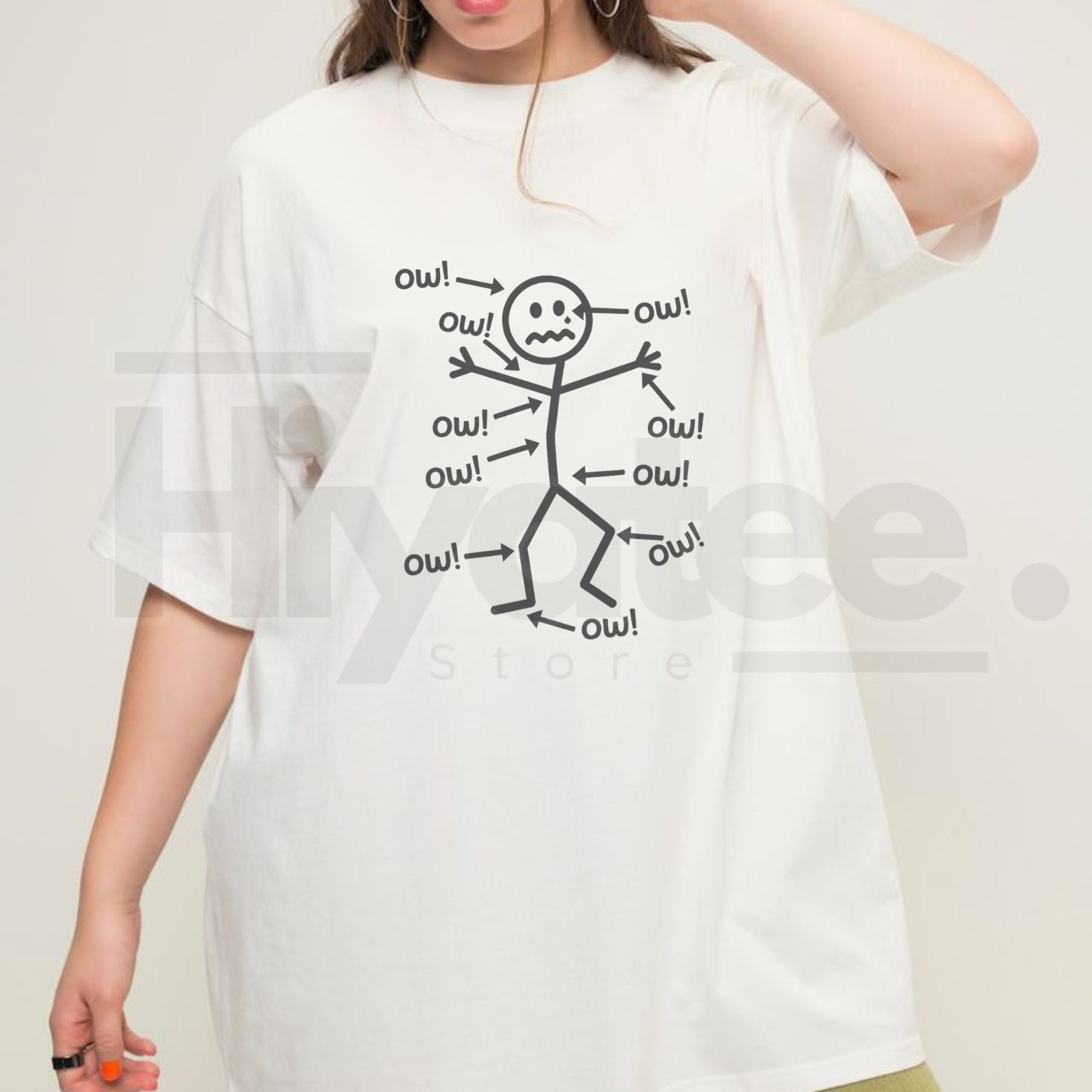 "Humorous Chronic Pain Awareness" – Funny Sarcastic Summer Casual Top - Hiyatee