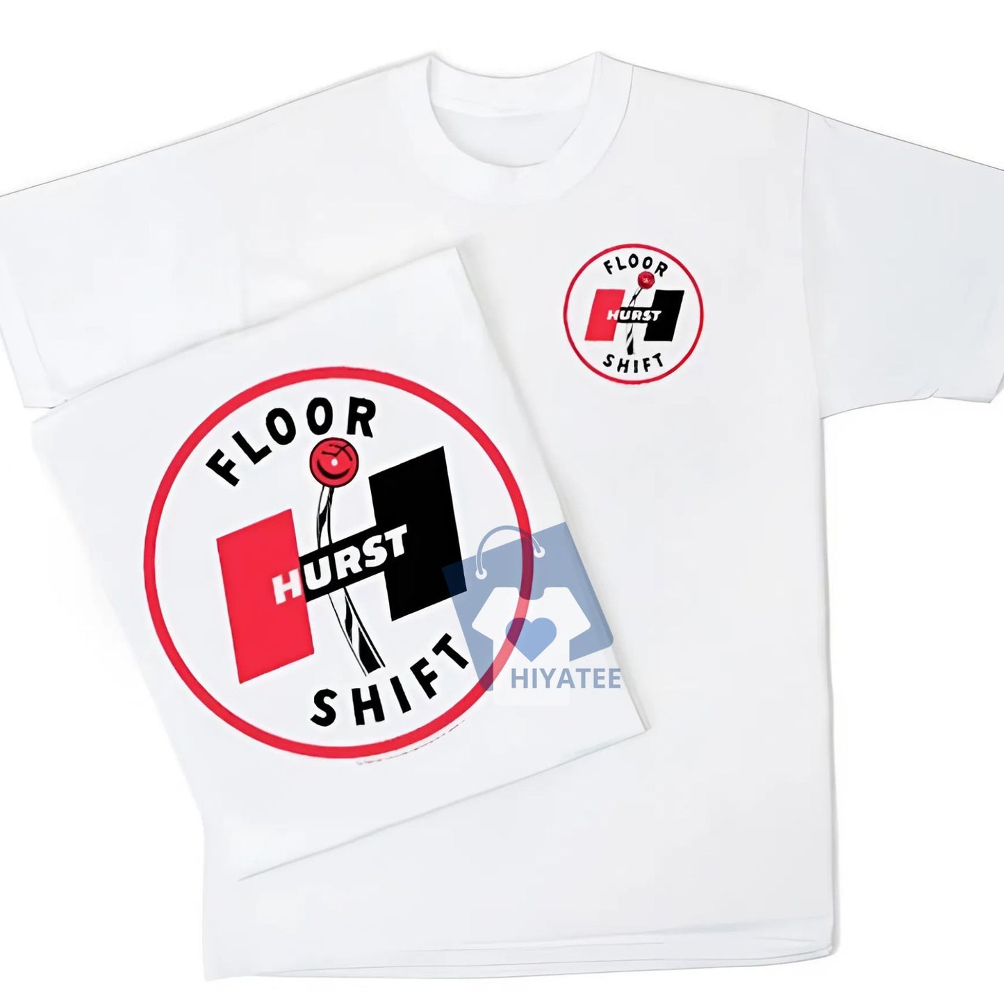 Hurst Shifter Vintage Logo Shirt – Men’s Classic Muscle Car Tee-Hiyatee
