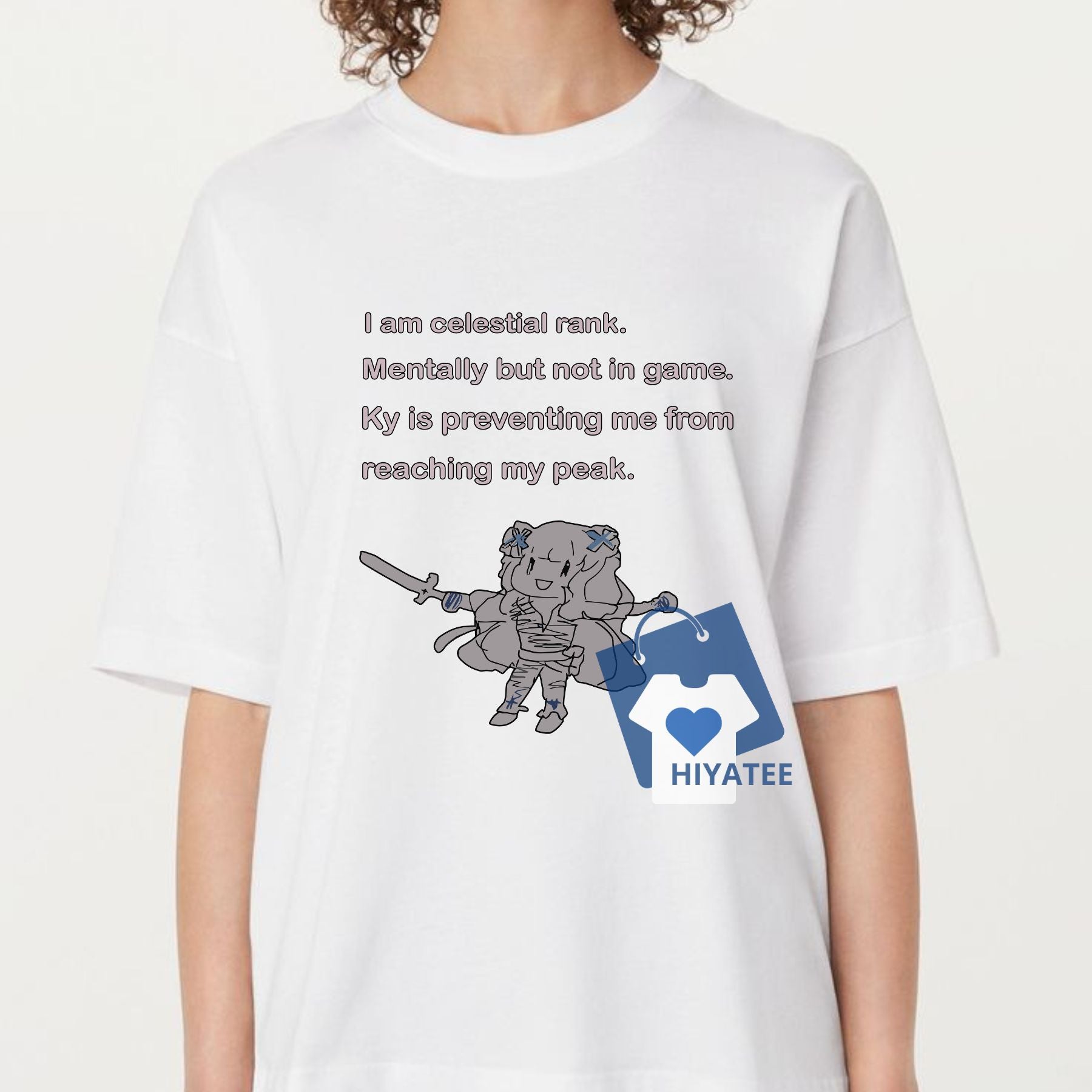 I Am Celestial Rank Shirt – Gamer Achievement & Competitive Gaming Tee -Hiyatee