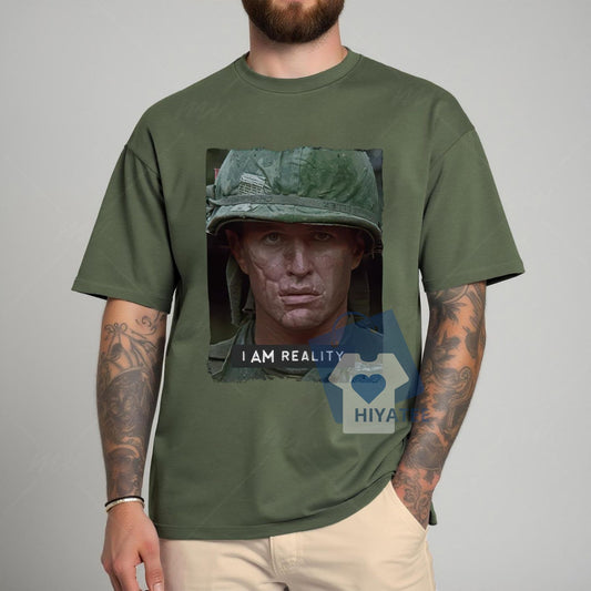 I Am Reality Quotes 80s Shirt – Retro Movie Tribute Tee, Vintage Memorial Gift-Hiyatee