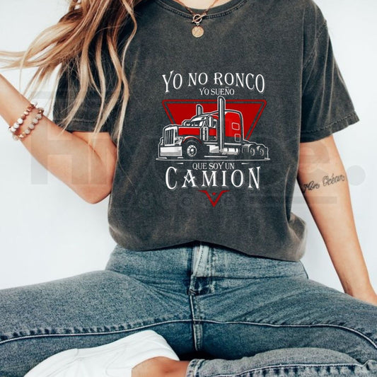 I Don't Snore I Dream of Being a Latin Dad Truck T-Shirt – Funny Sarcastic Summer Men’s Tee, Hilarious Graphic Menswear Gift - Hiyatee