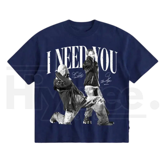 "I Need You" – K-POP World Tour 2026 Vintage Hip Hop Graphic Top - Hiyatee