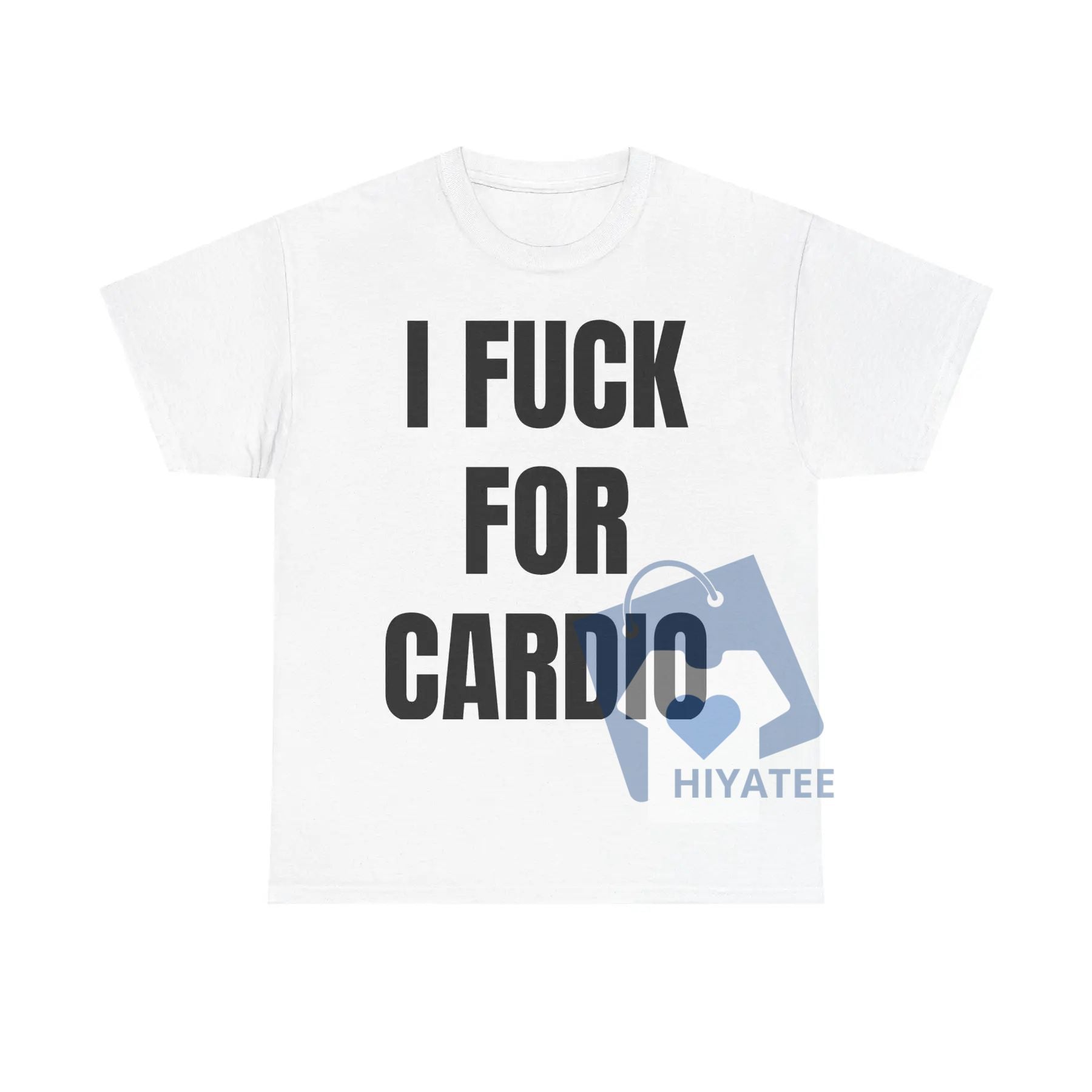 I Work Out in Bed – Funny “Cardio” Gym T-Shirt-Hiyatee