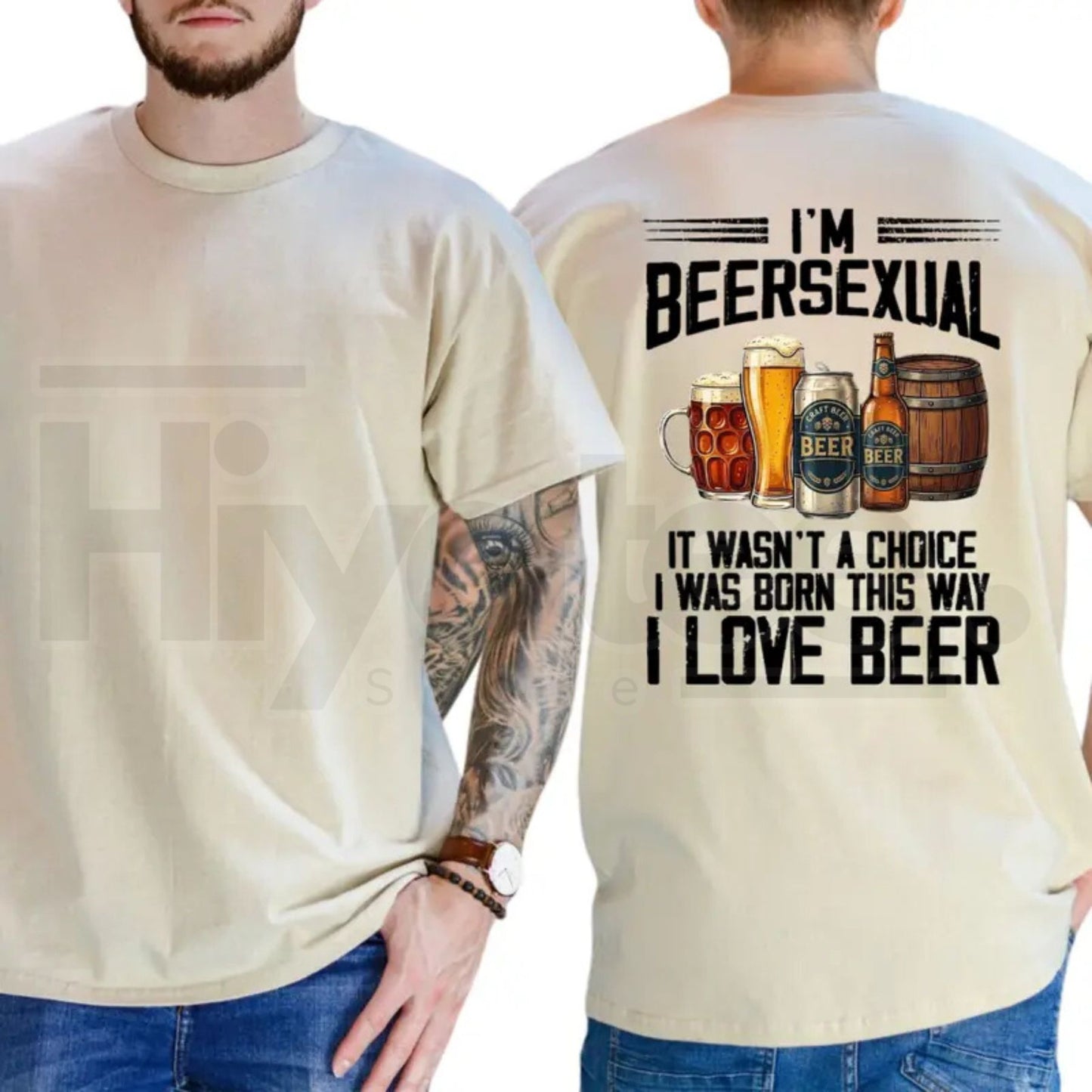 I'm Beersexual T-Shirt – Funny Beer Lover Humor Graphic Tee - Hiyatee