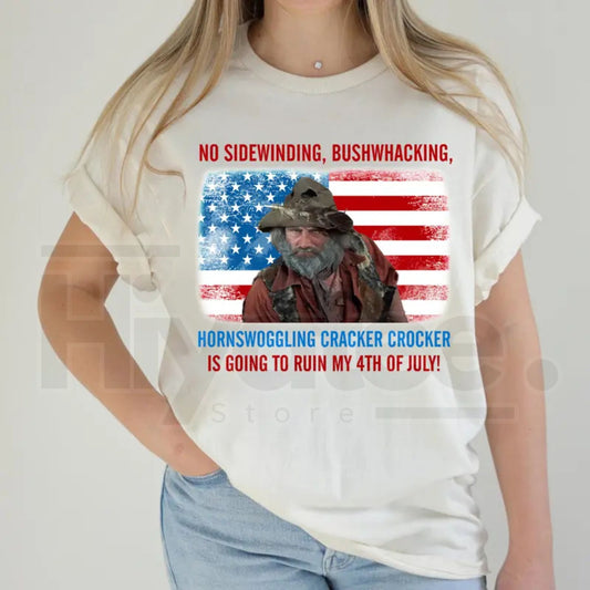 "I’m Your Huckleberry" Classic Western – 250th USA Anniversary Patriotic Graphic - Hiyatee