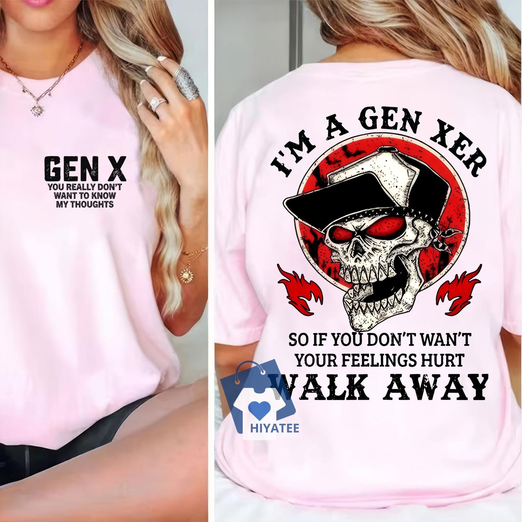 I'm a Gen Xer 2-Sided Shirt – Proud Generation X Classic Graphic Tee-Hiyatee