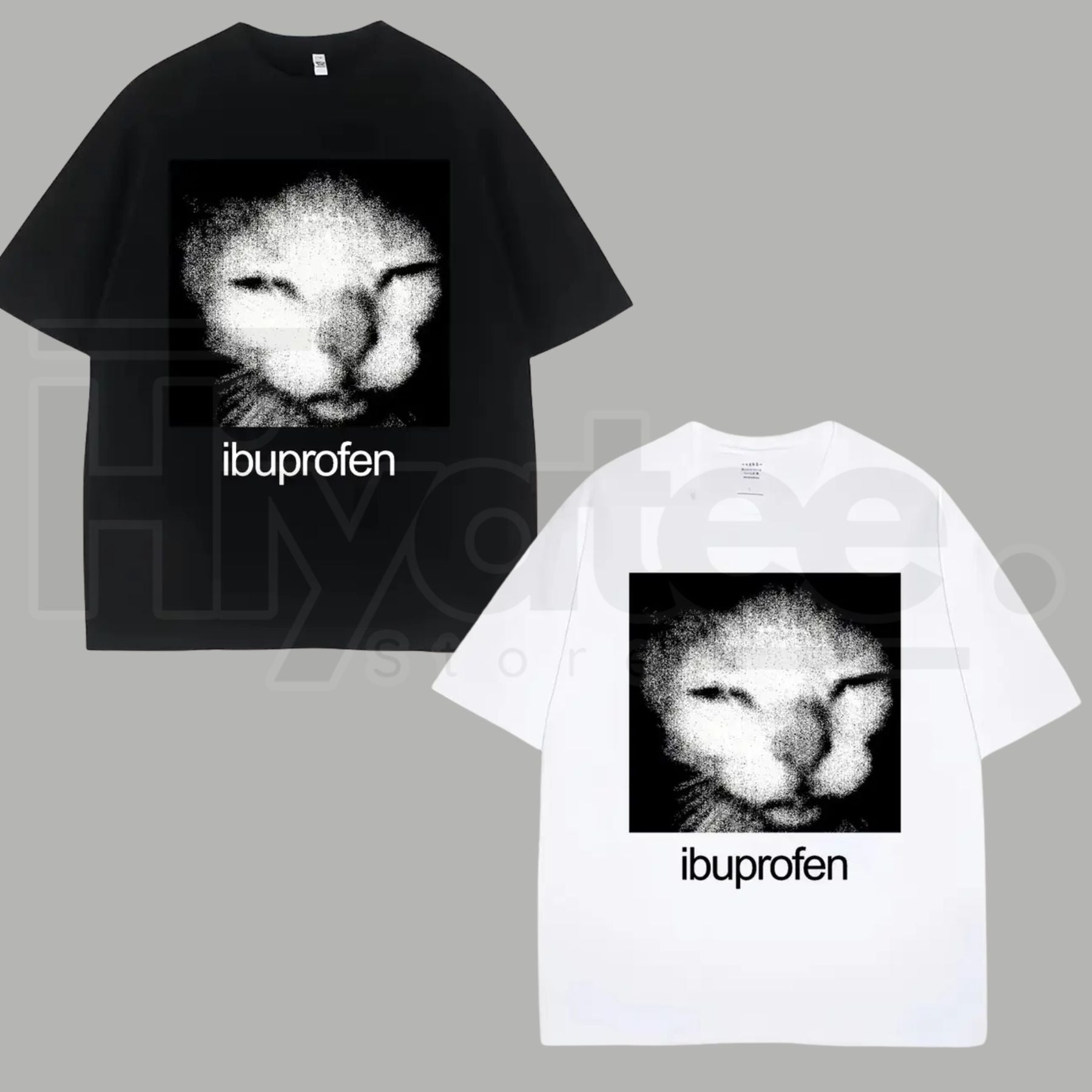 "Ibuprofen Cat Meme" – Funny Vintage Y2K Streetwear Graphic Top - Hiyatee