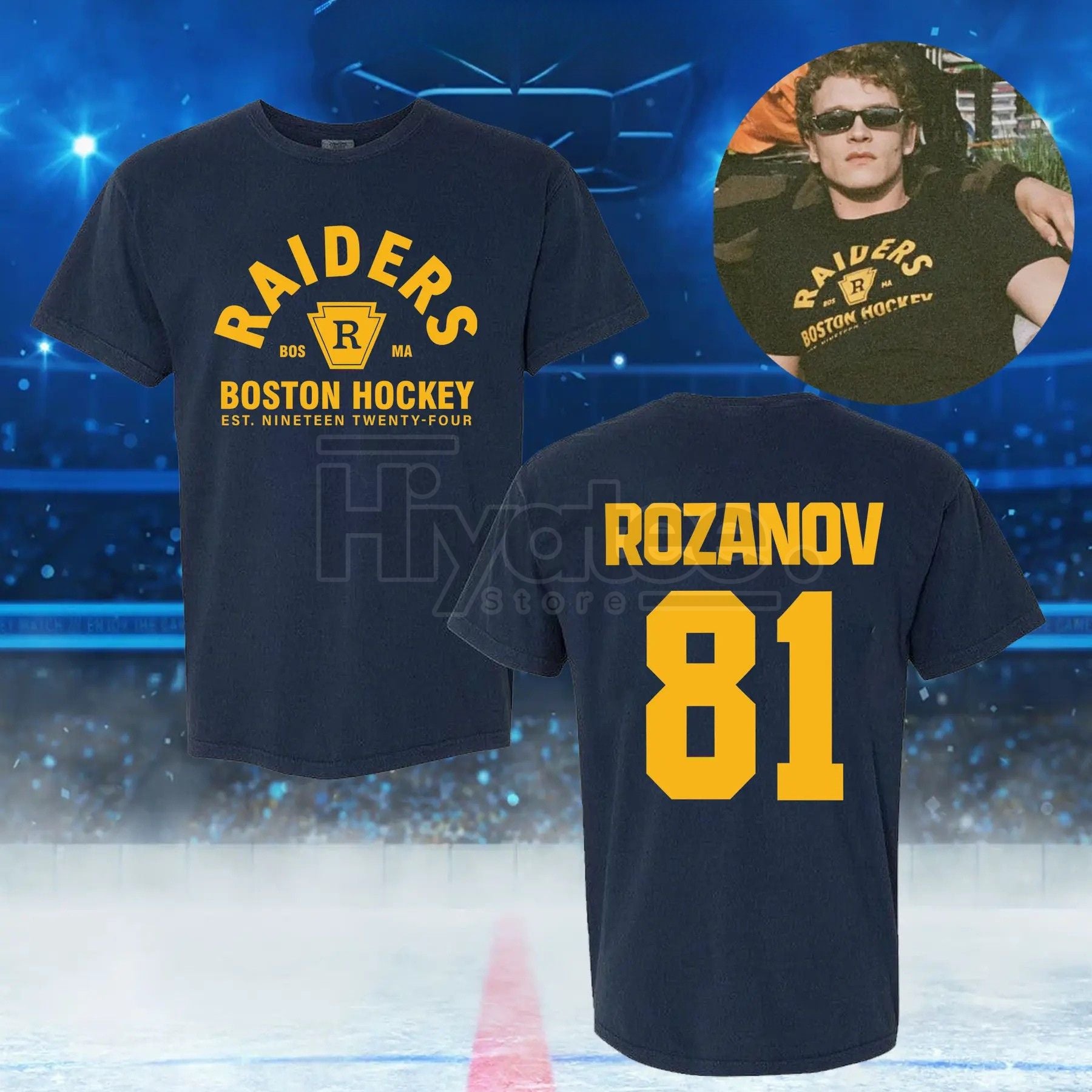 Ilya Rozanov Hockey Shirt – "Heated Rivalry" Characters Fan T-Shirt - Hiyatee