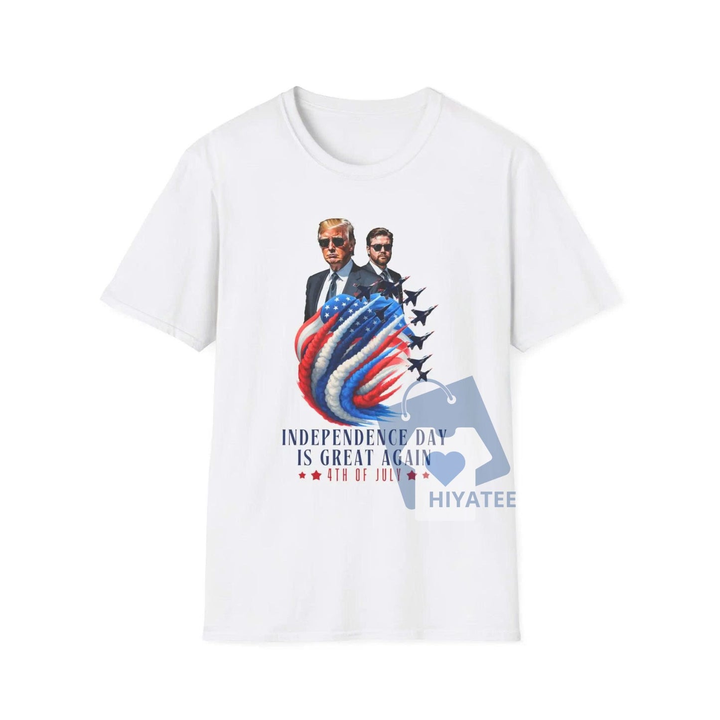 Independence Day Is Great Again T-Shirt – Funny Patriotic 4th of July Tee, Unisex USA Freedom Shirt-Hiyatee