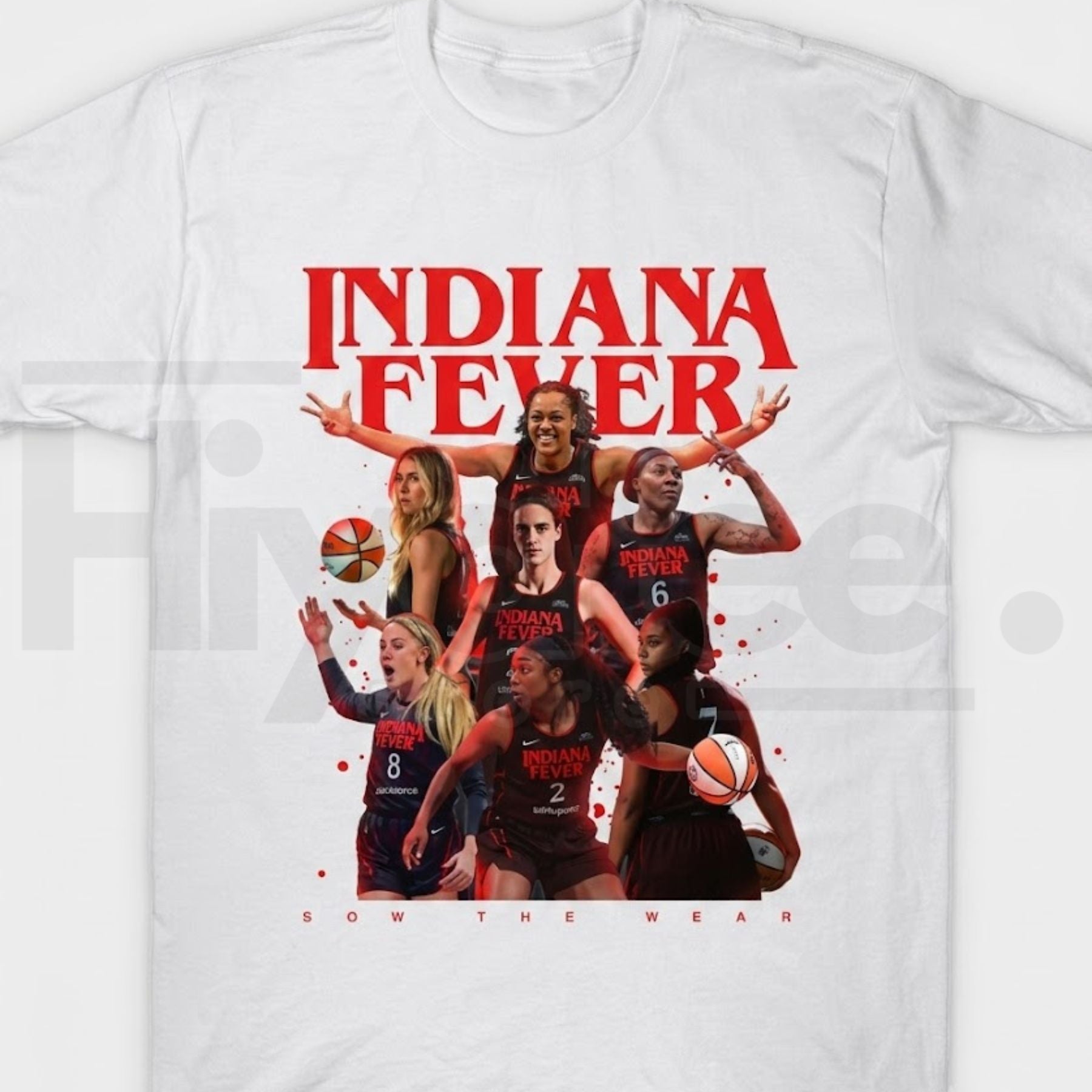Indiana Fever T-Shirt – WNBA Fan Graphic Tee - Hiyatee