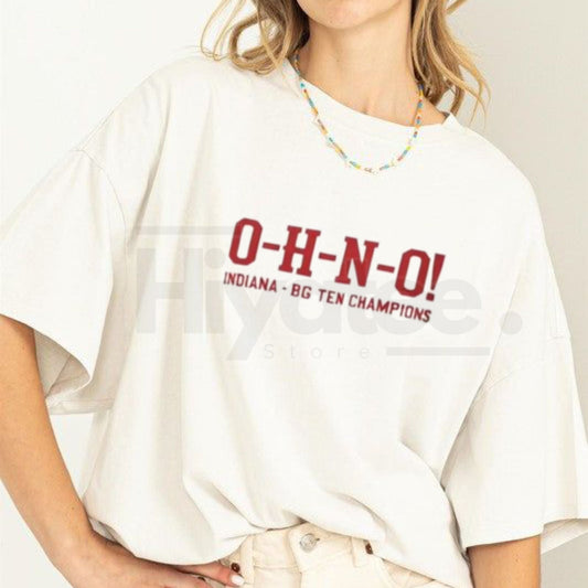 Indiana Hoosiers Big Ten Champions T-Shirt – NCAA Collegiate Fan Apparel - Hiyatee