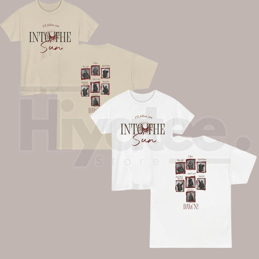 Into The Sun Lyrics T-Shirt – Kpop World Tour Fan Graphic Tee, Aesthetic Retro Concert Style Gift for K-pop Fans - Hiyatee