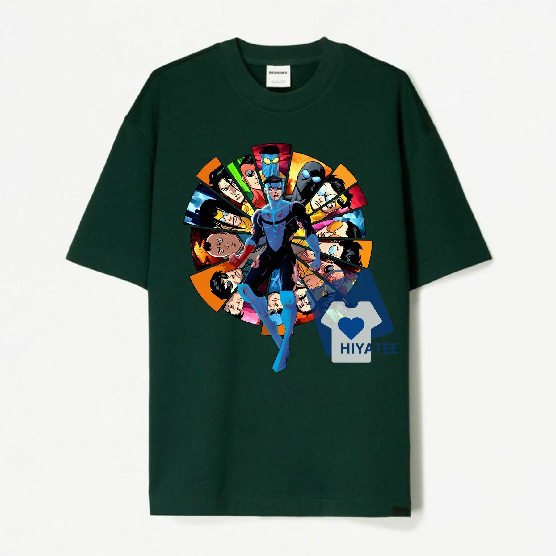 Invincible War SS3 Shirt – Omni-Man & Invincible Vintage Comic Tee-Hiyatee