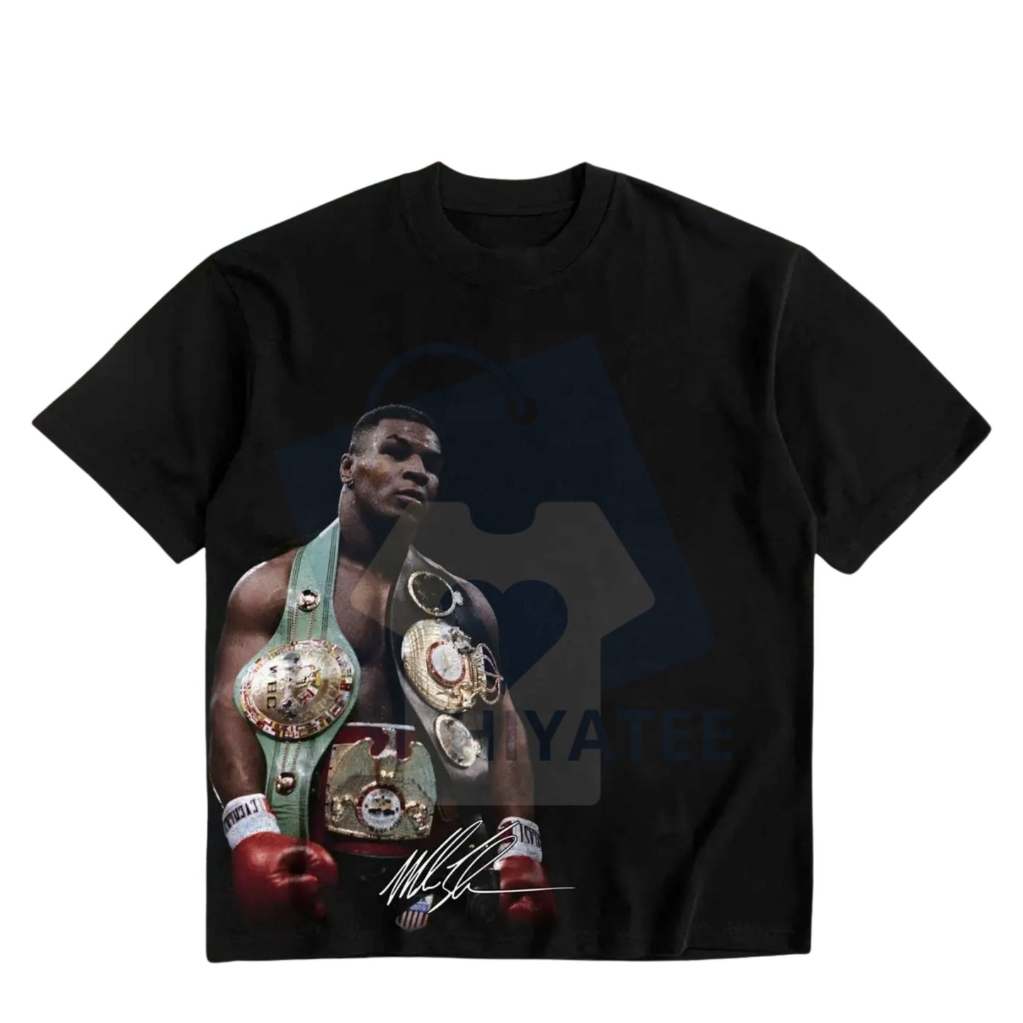 Iron Mike Tyson UNDISPUTED Champion Shirt – Heavy Cotton Boxing Menswear - Hiyatee