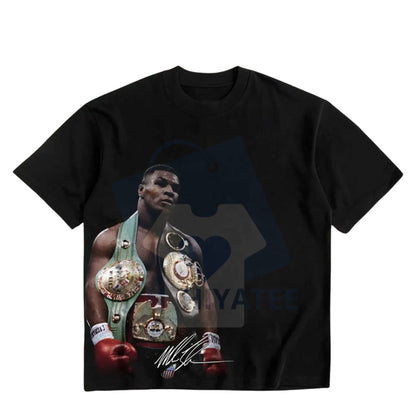 Iron Mike Tyson UNDISPUTED Champion Shirt – Heavy Cotton Boxing Menswear - Hiyatee