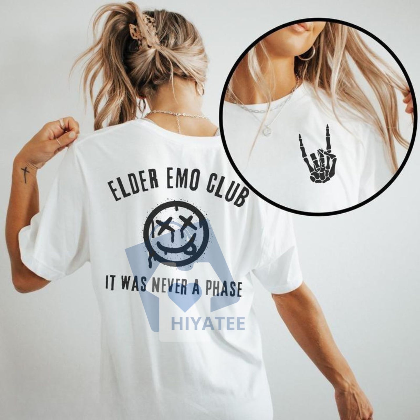 "It Was Never a Phase" Elder Emo T-Shirt – Pop Punk Music & Scene Shirt - Hiyatee