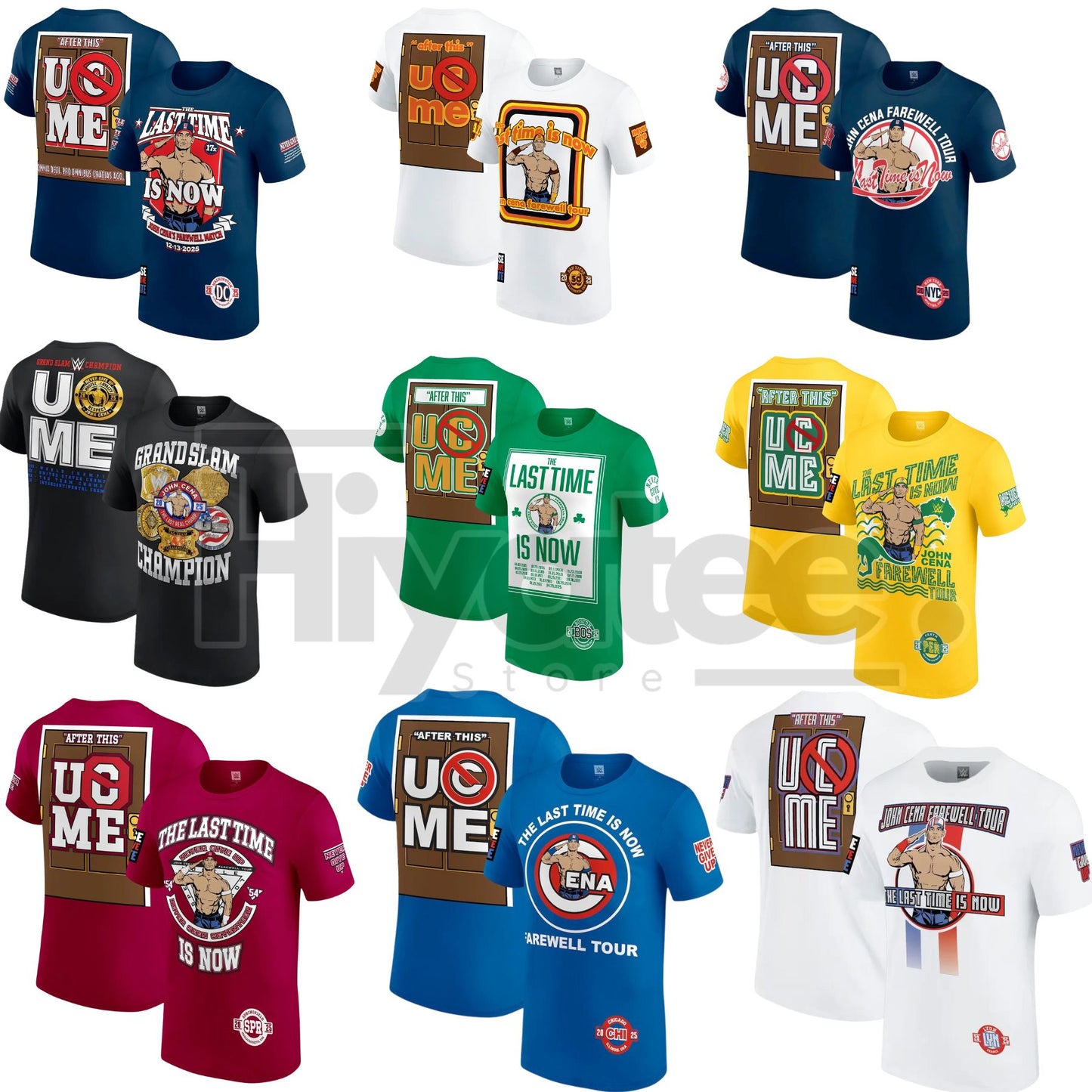 JOHN CENA Farewell Tour 2025 T-Shirt – WWE Fans Unisex Cotton Crewneck Tee - Hiyatee