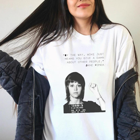 Jane Fonda SAG Awards Shirt – Human Rights & Feminism Tee-Hiyatee