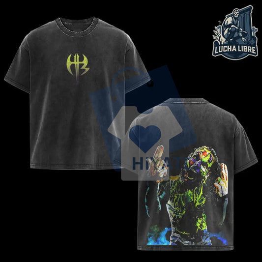 Jeff Hardy WWE Vintage T-Shirt – Washed Oversized Streetwear, Retro Attitude Era Wrestler Tee - Hiyatee