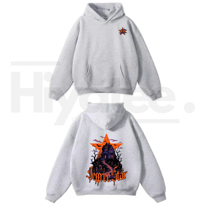Jeffree Star Haunted Manor Hoodie – Premium Gothic Spooky Aesthetic Graphic Sweatshirt. - Hiyatee