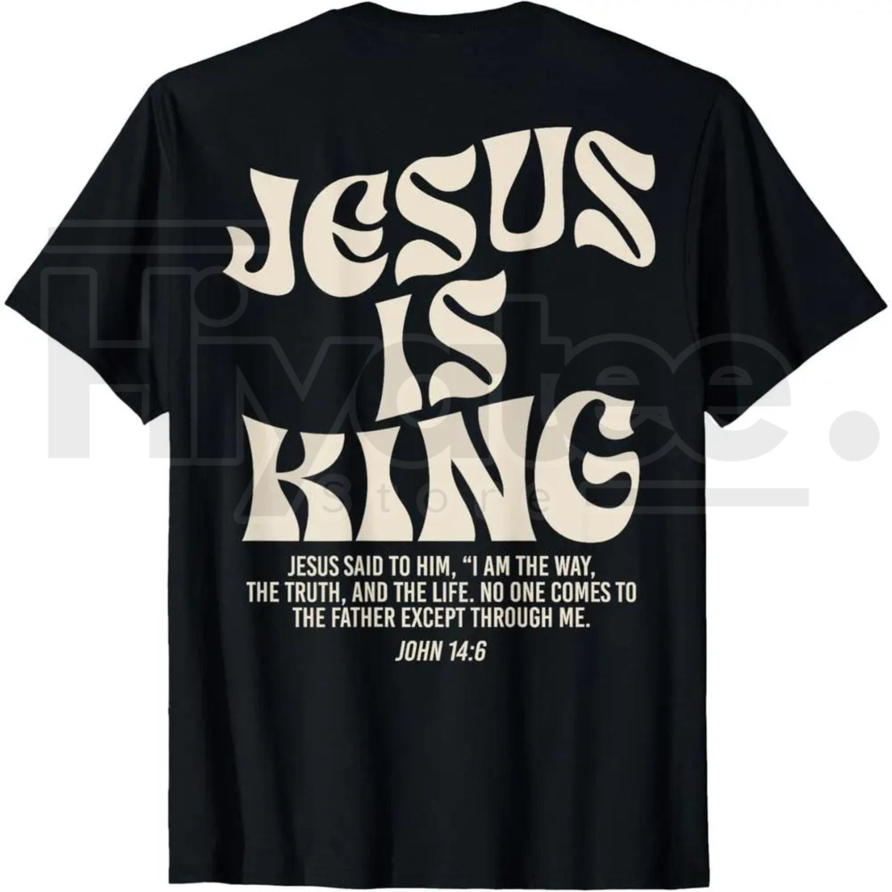 Jesus Is King John 14:6 Bible Verse Shirt – Christian Religious Tee - Hiyatee