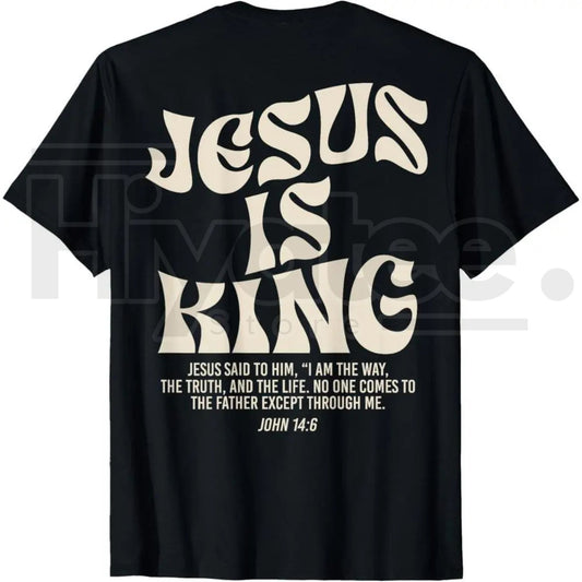 Jesus Is King John 14:6 Bible Verse Shirt – Christian Religious Tee - Hiyatee