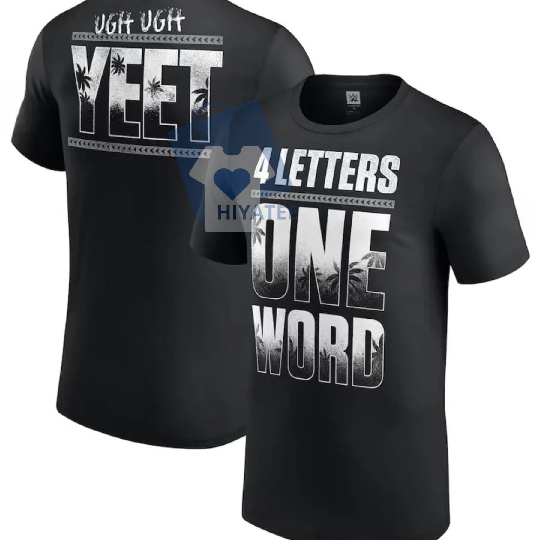 Jey Uso “Four Letters, One Word” T-Shirt – WWE Main Event Fan Tee-Hiyatee