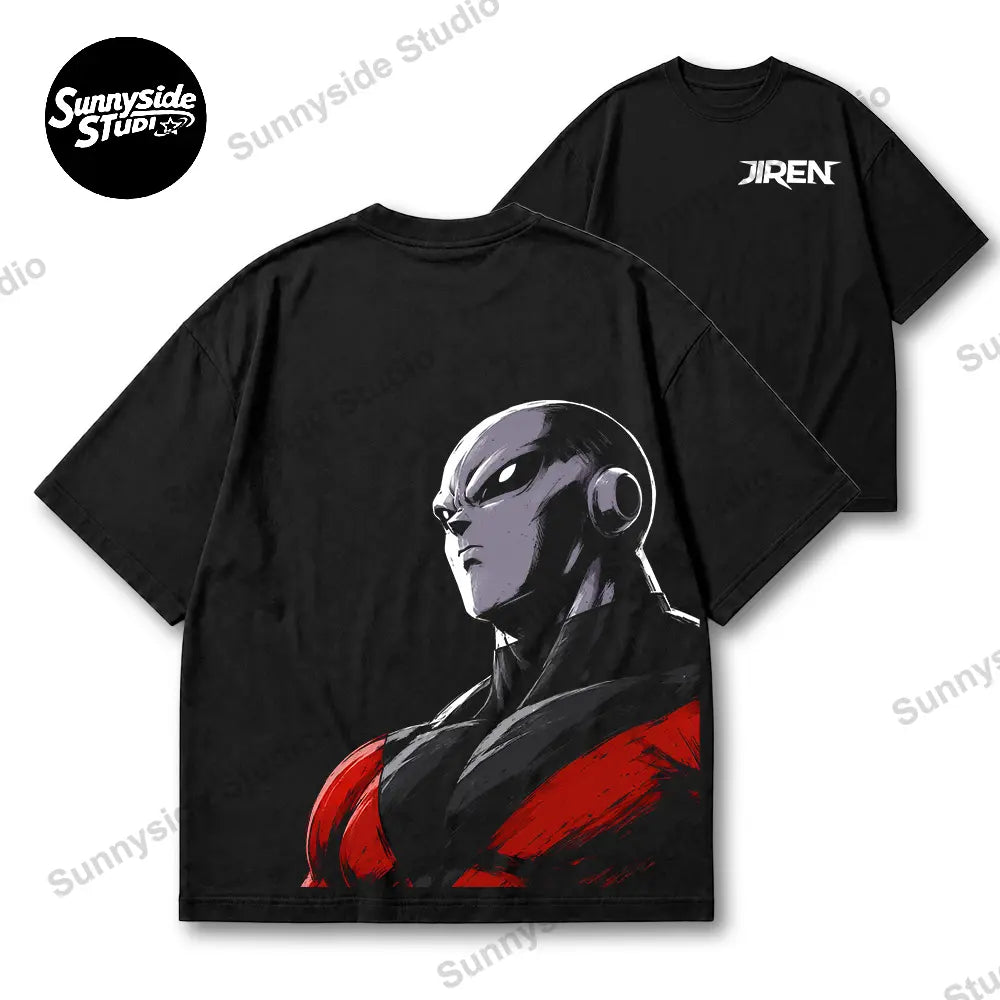 "GAZE" Series Anime 90s Graphic Tee – Retro Anime US Regular Fit Streetwear T-Shirt