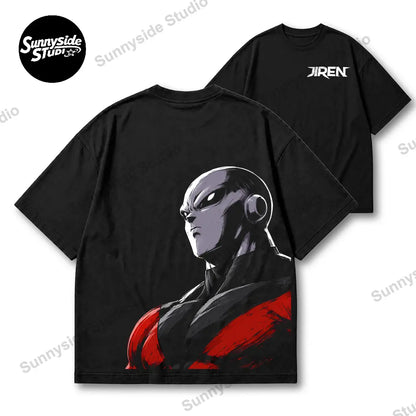 "GAZE" Series Anime 90s Graphic Tee – Retro Anime US Regular Fit Streetwear T-Shirt