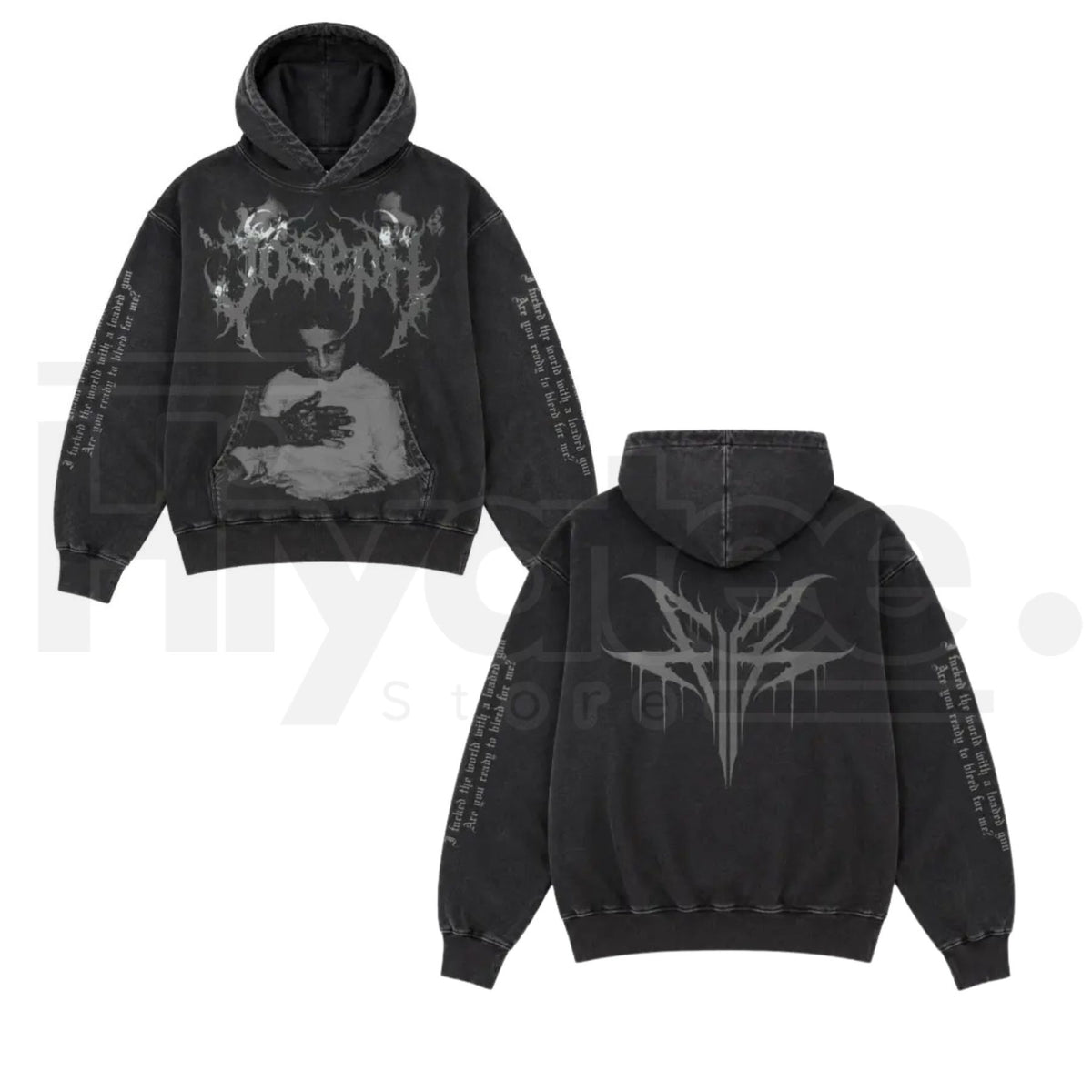Joseph Pullover Hoodie – Classic Casual Streetwear Essential - Hiyatee