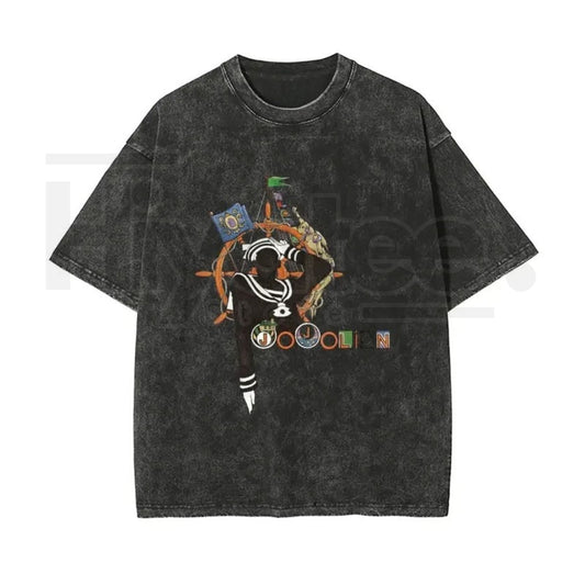 Josuke Higashikata Retro Wash T-Shirt – Anime Inspired Cotton Graphic Tee - Hiyatee