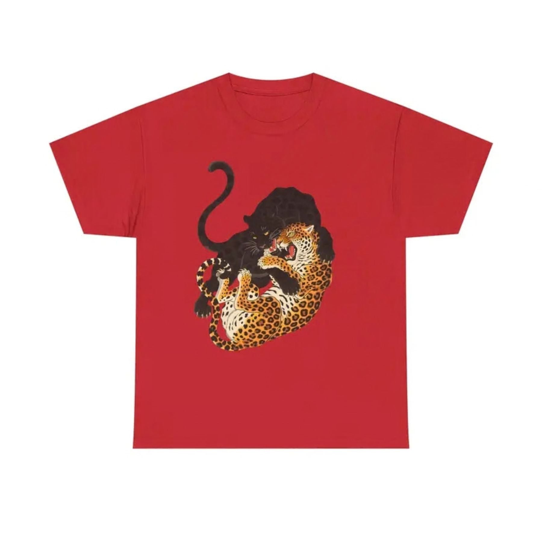 Jungle Fury Graphic Tee – Wild Jungle Aesthetic Unisex Streetwear Shirt - Hiyatee