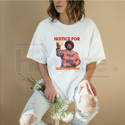 "Justice For Lemon Pound Cake" Afroman – Vintage US Batteram Graphic - Hiyatee
