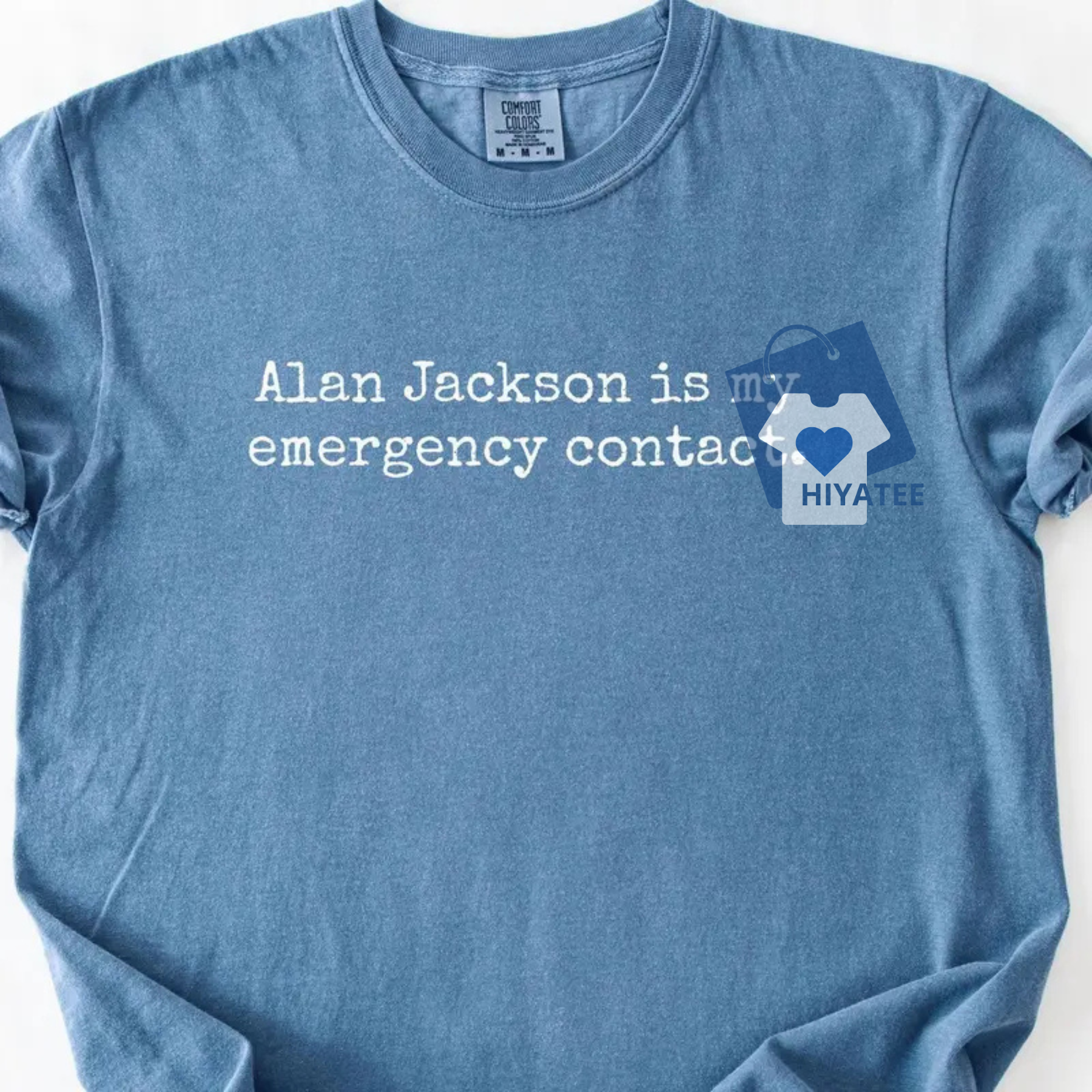 Karen Read Lawyers Comfort Colors® Shirt – True Crime Trial Tee, Alan Jackson Lawyer Meme, Emergency Contact T-Shirt - Hiyatee