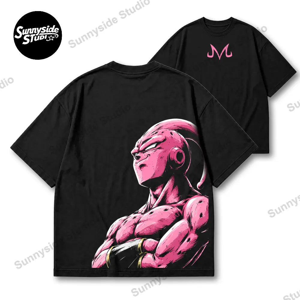 "GAZE" Series Anime 90s Graphic Tee – Retro Anime US Regular Fit Streetwear T-Shirt