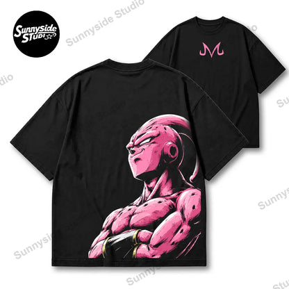 "GAZE" Series Anime 90s Graphic Tee – Retro Anime US Regular Fit Streetwear T-Shirt