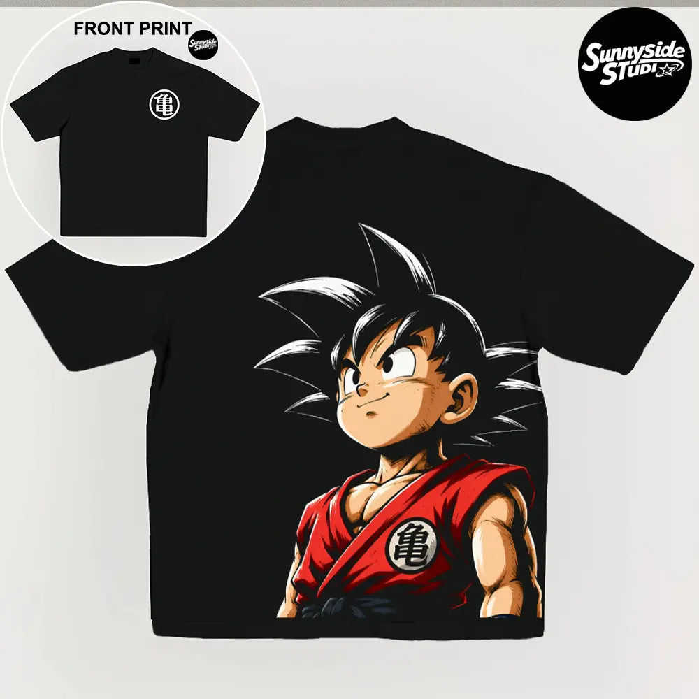 Anime 90s Graphic Tee – Retro Streetwear Oversized T-Shirt for Men
