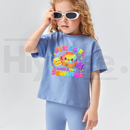 Kids Graphic Striped Cotton T-Shirt – All-Seasons Medium Stretch Casual Top for Boys & Girls - Hiyatee