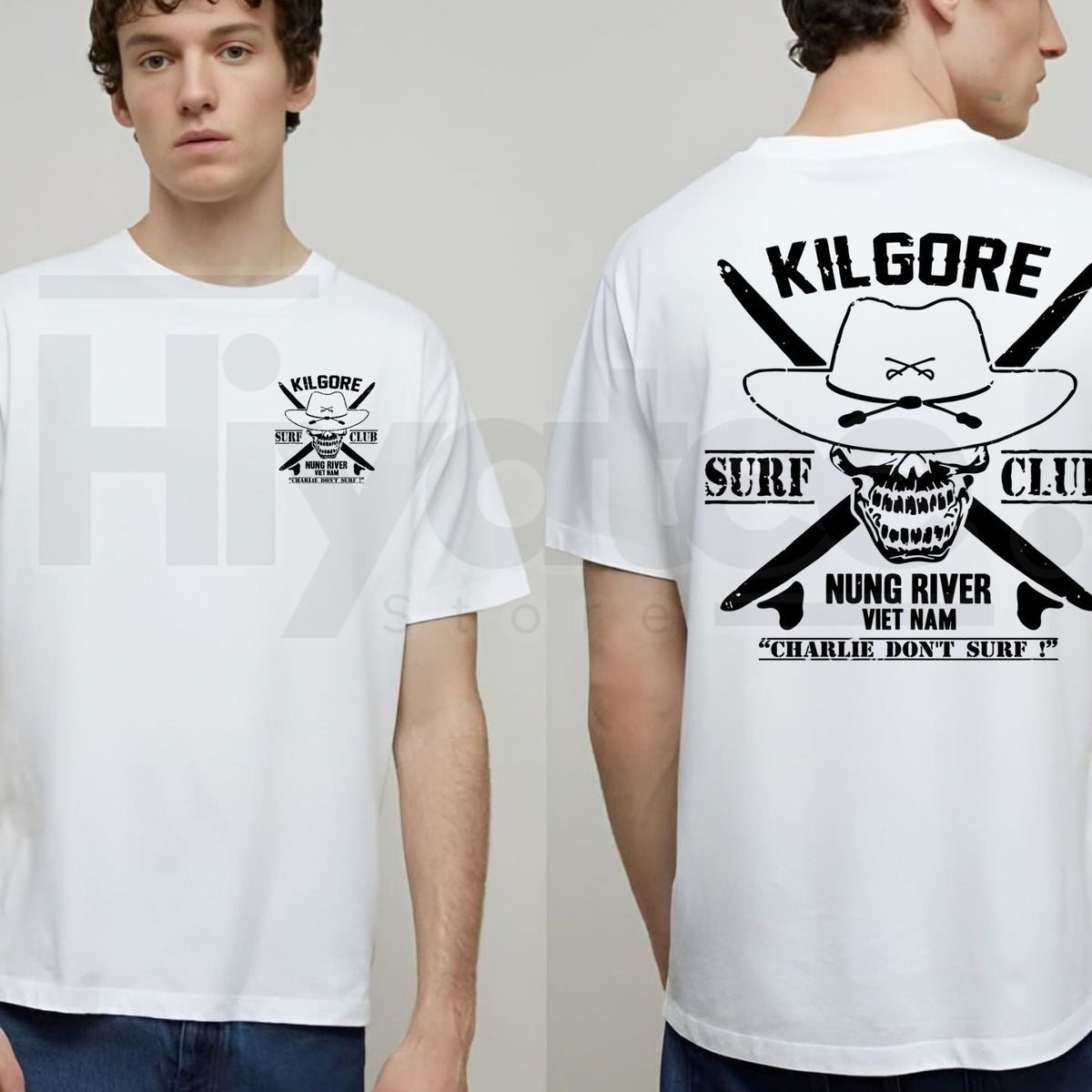 Kilgore Surf Club T-Shirt – Apocalypse Now Movie Logo Men's Graphic Tee  Hiyatee