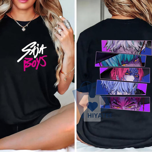 Kpop Boy Band x Girl Dinner T-Shirt – Hunter Movie-Inspired Trending Tee for Film & Music Fans-Hiyatee